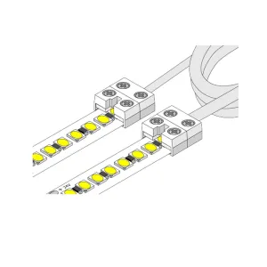 12mm Tape to Tape Terminal Block Connector with 6in. Jumper cable for Valent X Strip Lights