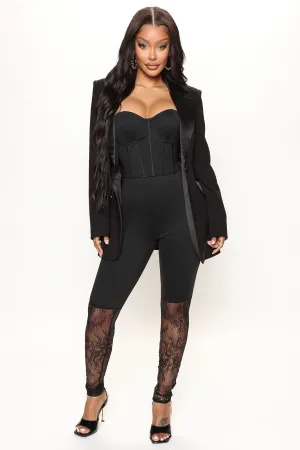 After Hours 3 Piece Blazer Pant Set 30 - Black