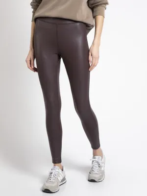 AVA Faux Leather Look Leggings