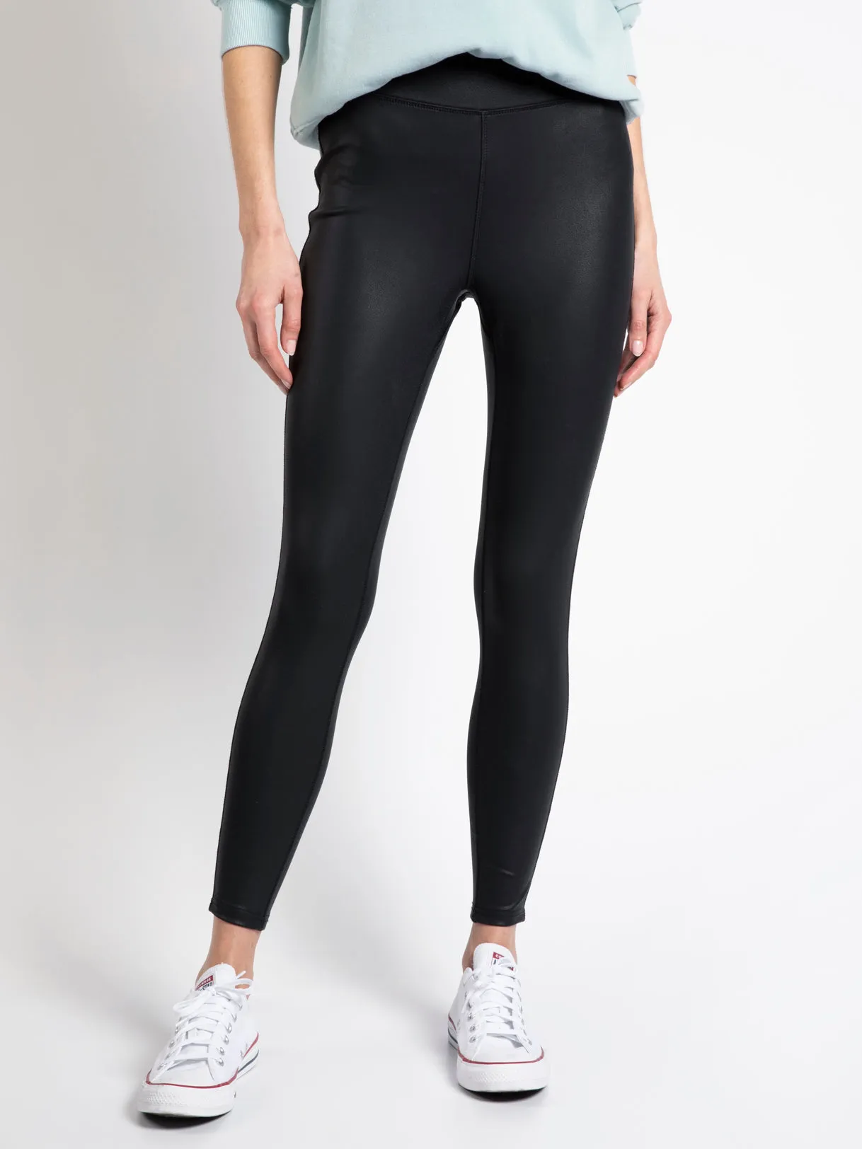 AVA Faux Leather Look Leggings
