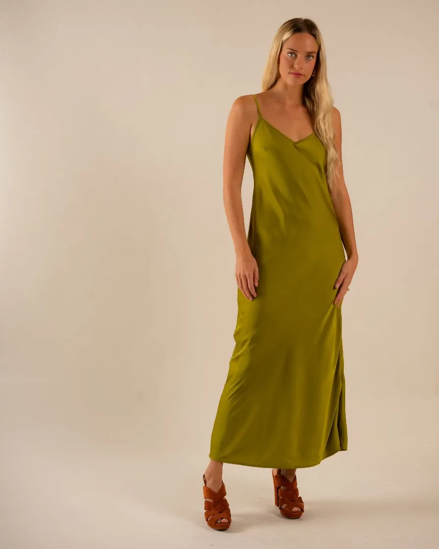 Basic Lennon Zipslip™️ Dress Cactus
