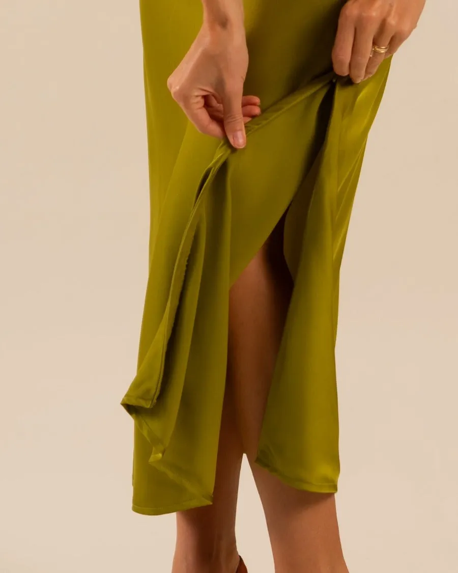 Basic Lennon Zipslip™️ Dress Cactus