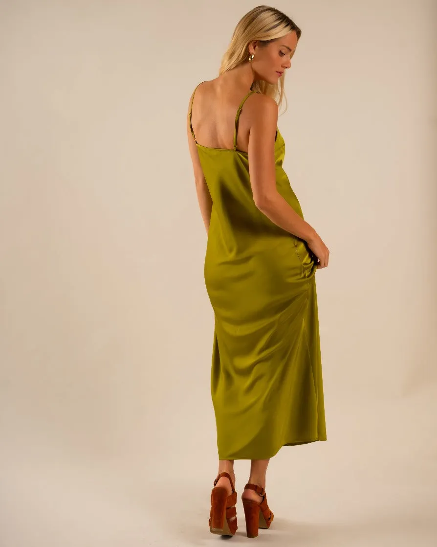Basic Lennon Zipslip™️ Dress Cactus