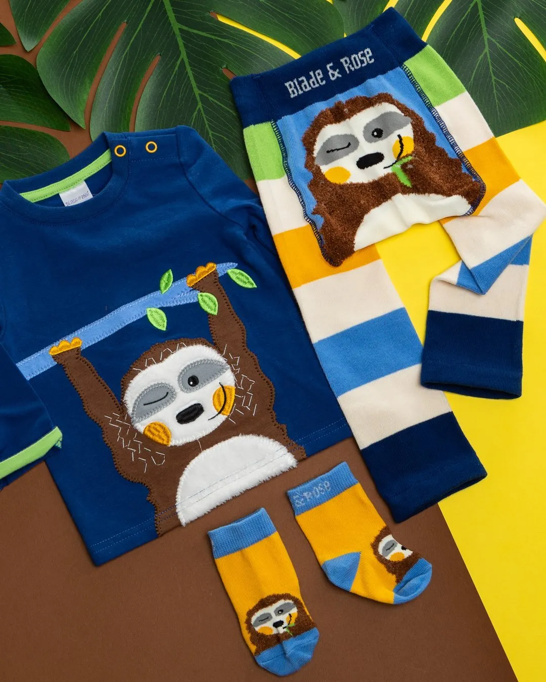 Blade and Rose Silas The Sloth Leggings 小樹懶彈力嬰兒屁屁褲