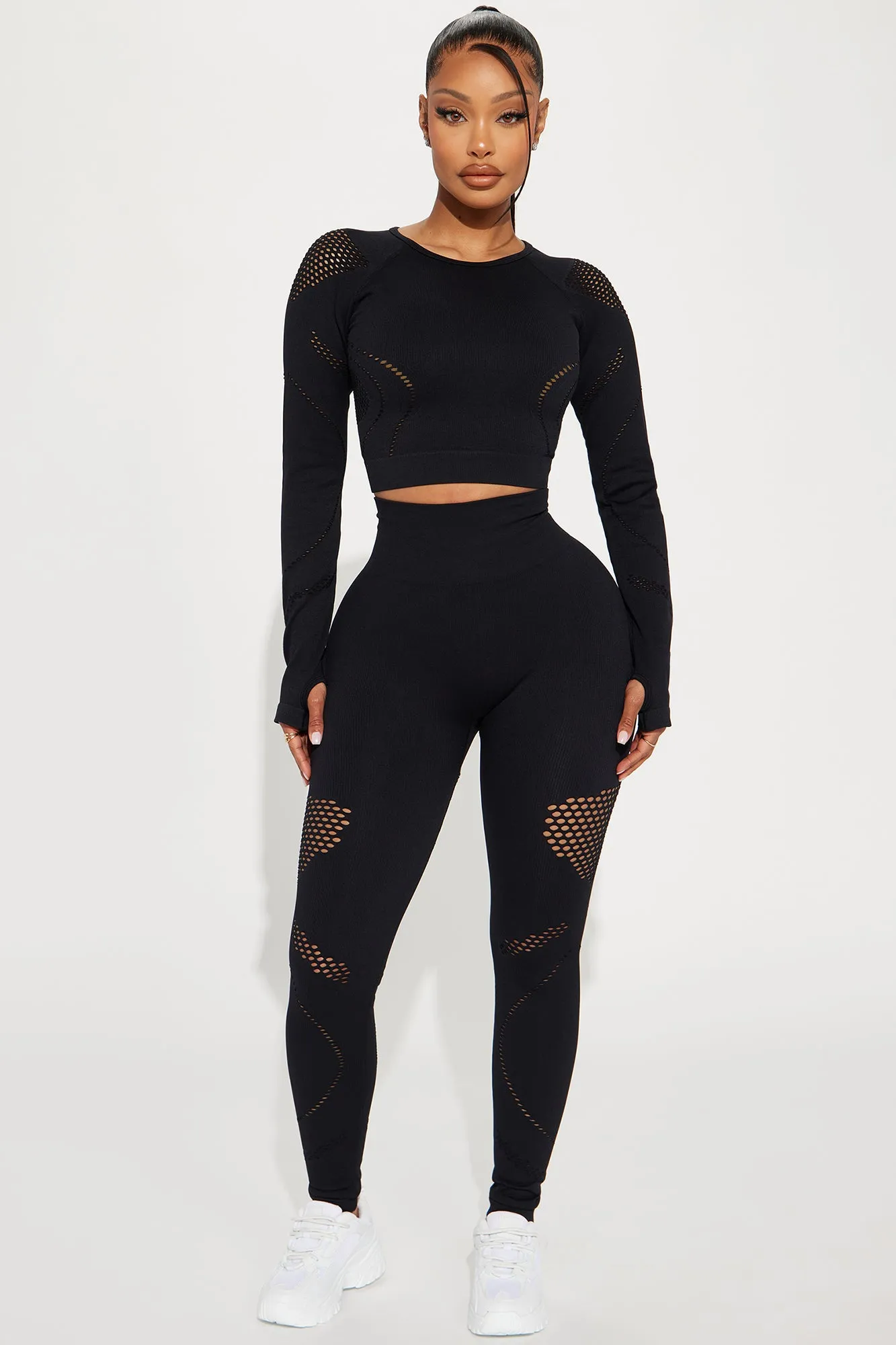 Body Bend Seamless Active Top - Black