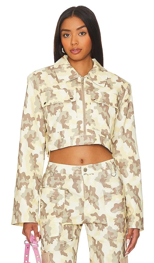 BY.DYLN Kelsi Jacket in Cream