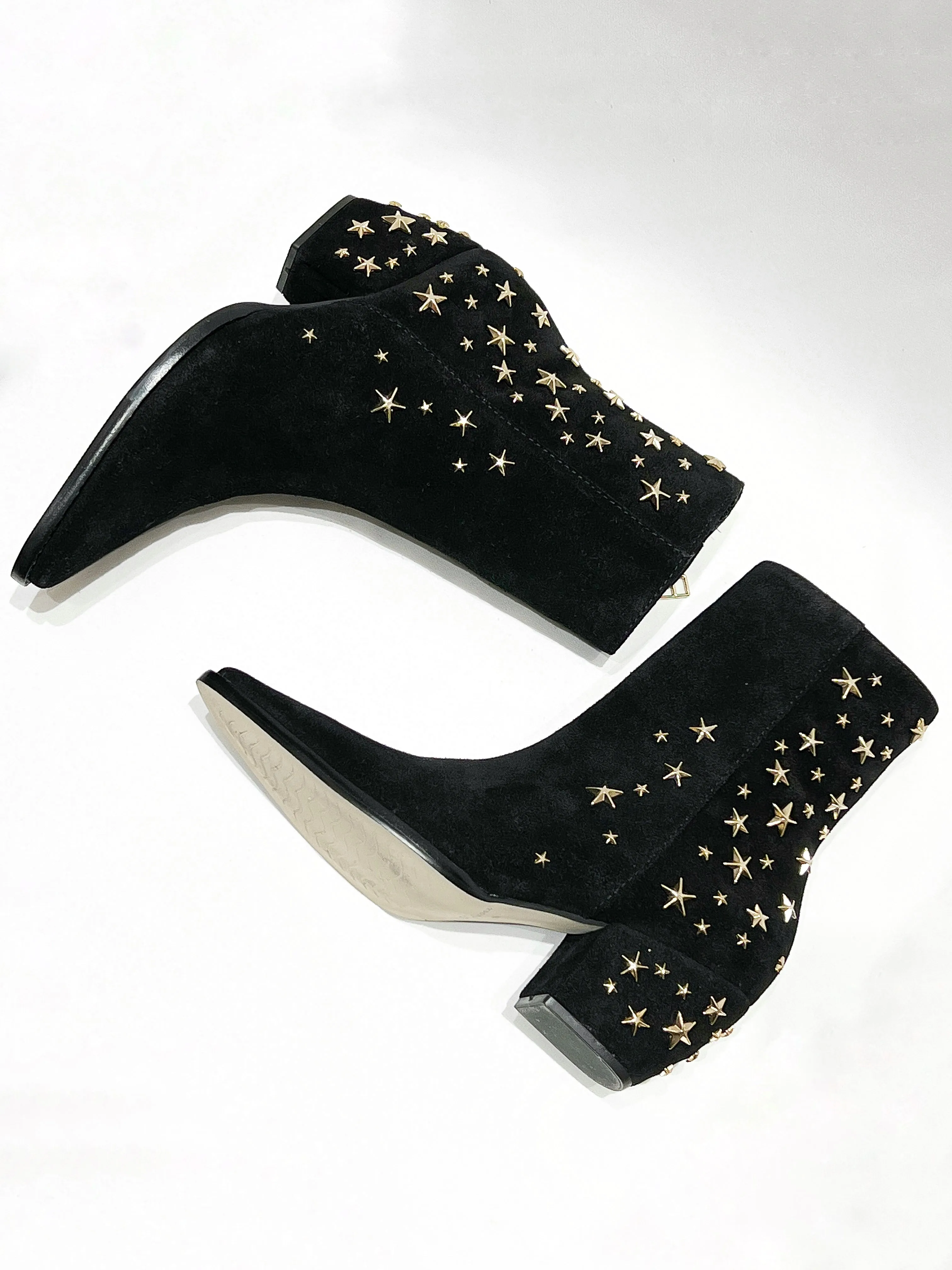 Caty Ankle Star Boot - Black