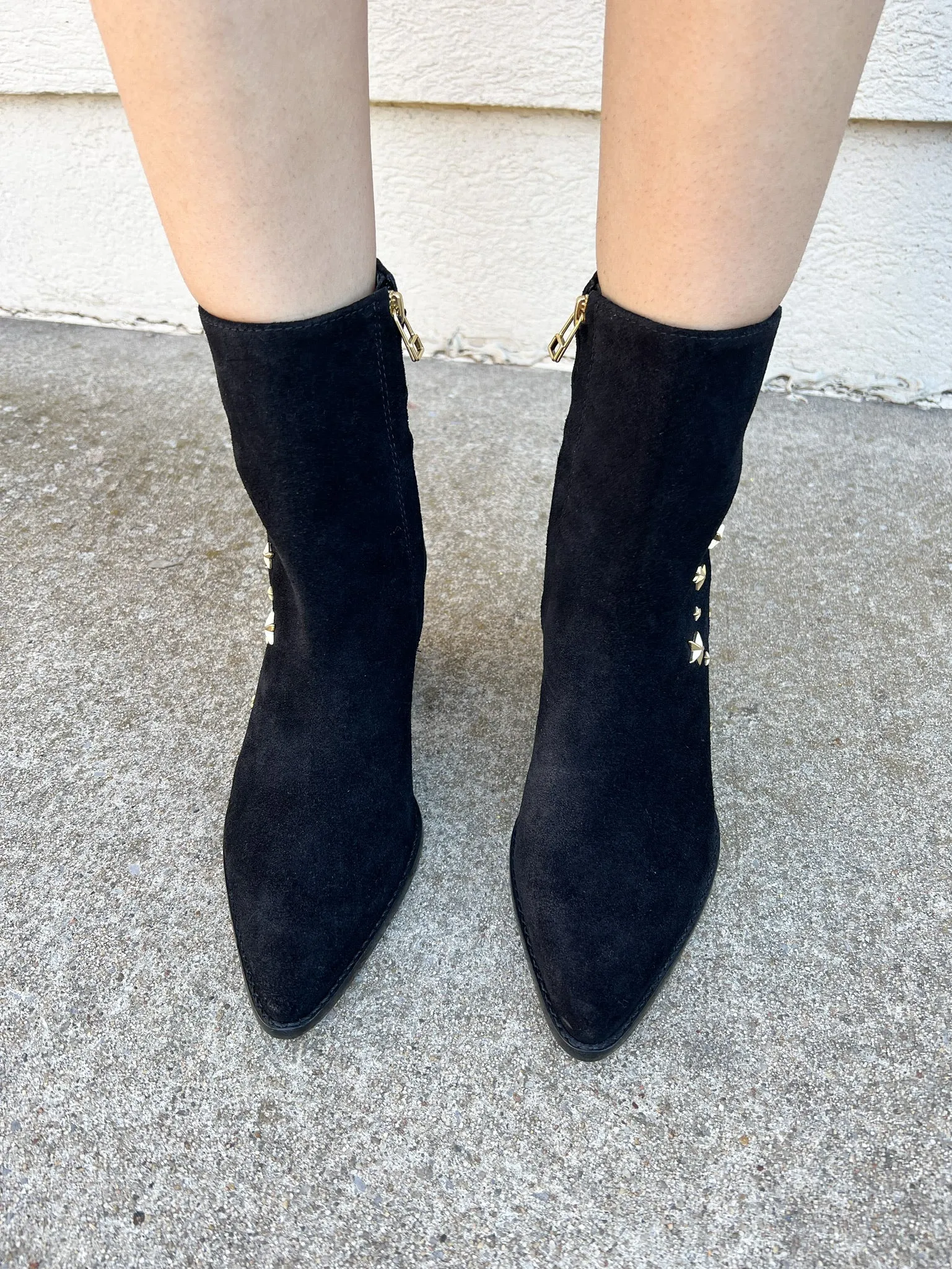 Caty Ankle Star Boot - Black