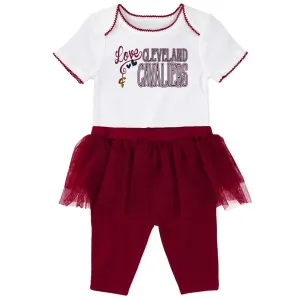 Cavaliers Baby Girl Creeper and Tutu Leggings