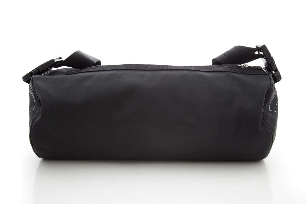 Chanel 2008/09 Black Sports CC Barrel Bag