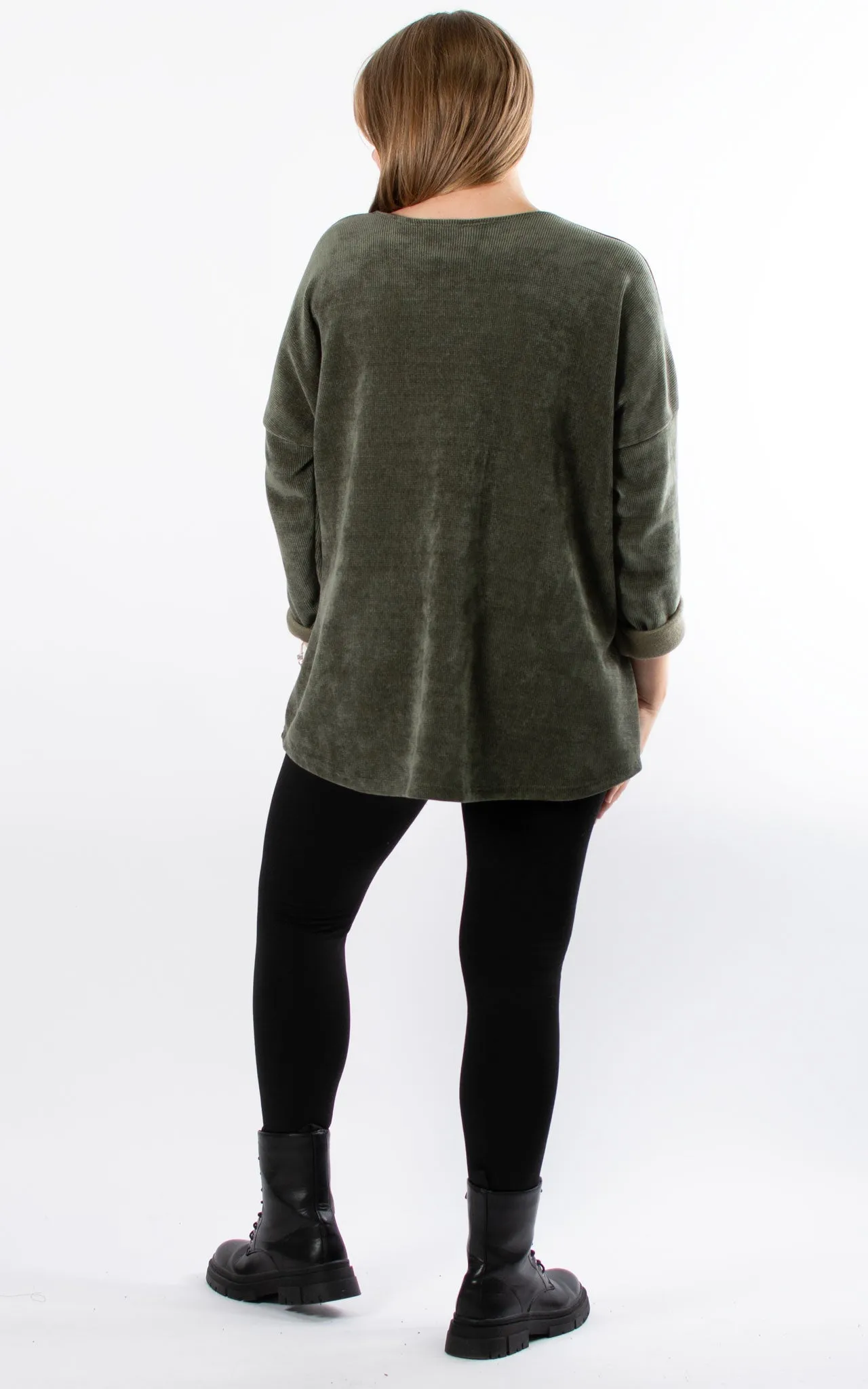 Chenille Jumper | Khaki