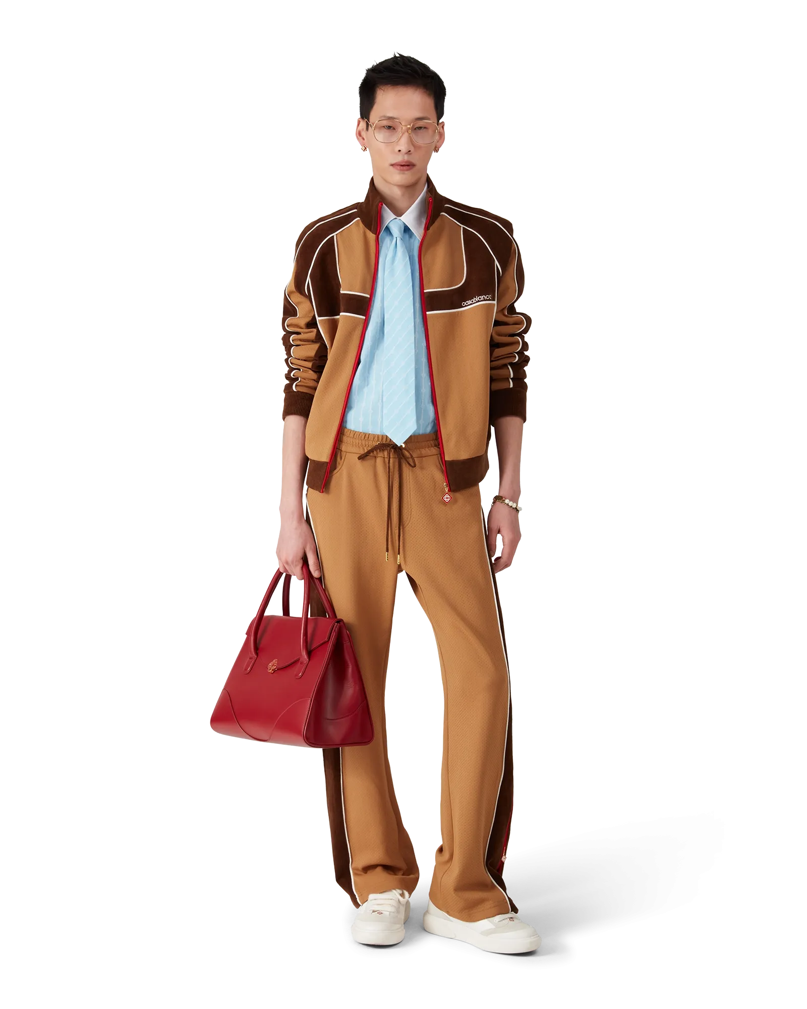 Chenille Panelled Track Jacket