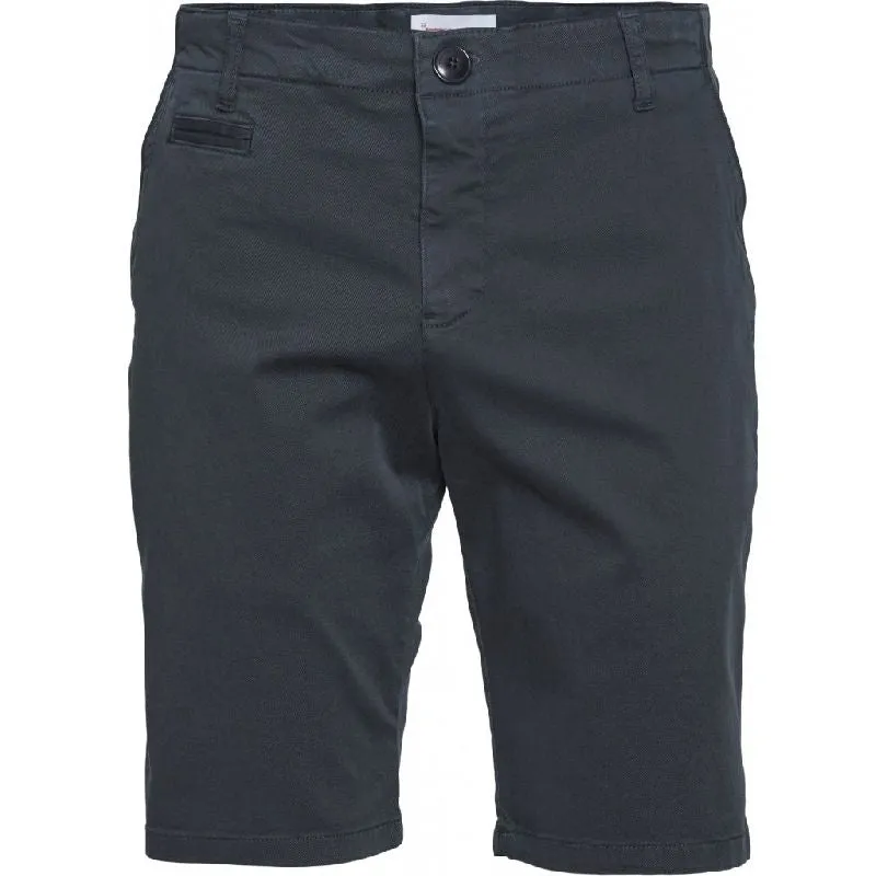 Chuck Regular Fit Shorts Navy Blue Knowledge Cotton Apparel