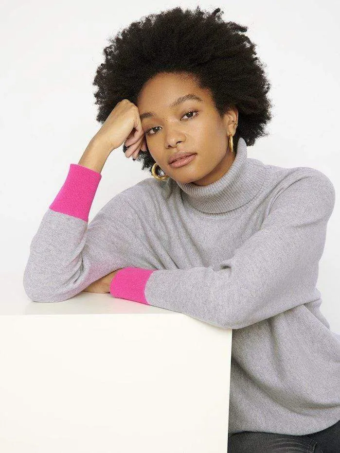 Cocoa Cashmere Grey Sloan Jumper CC3284