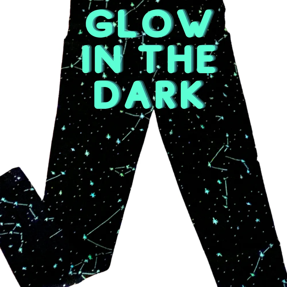 Constellation Glow-In-The-Dark Pocket Leggings