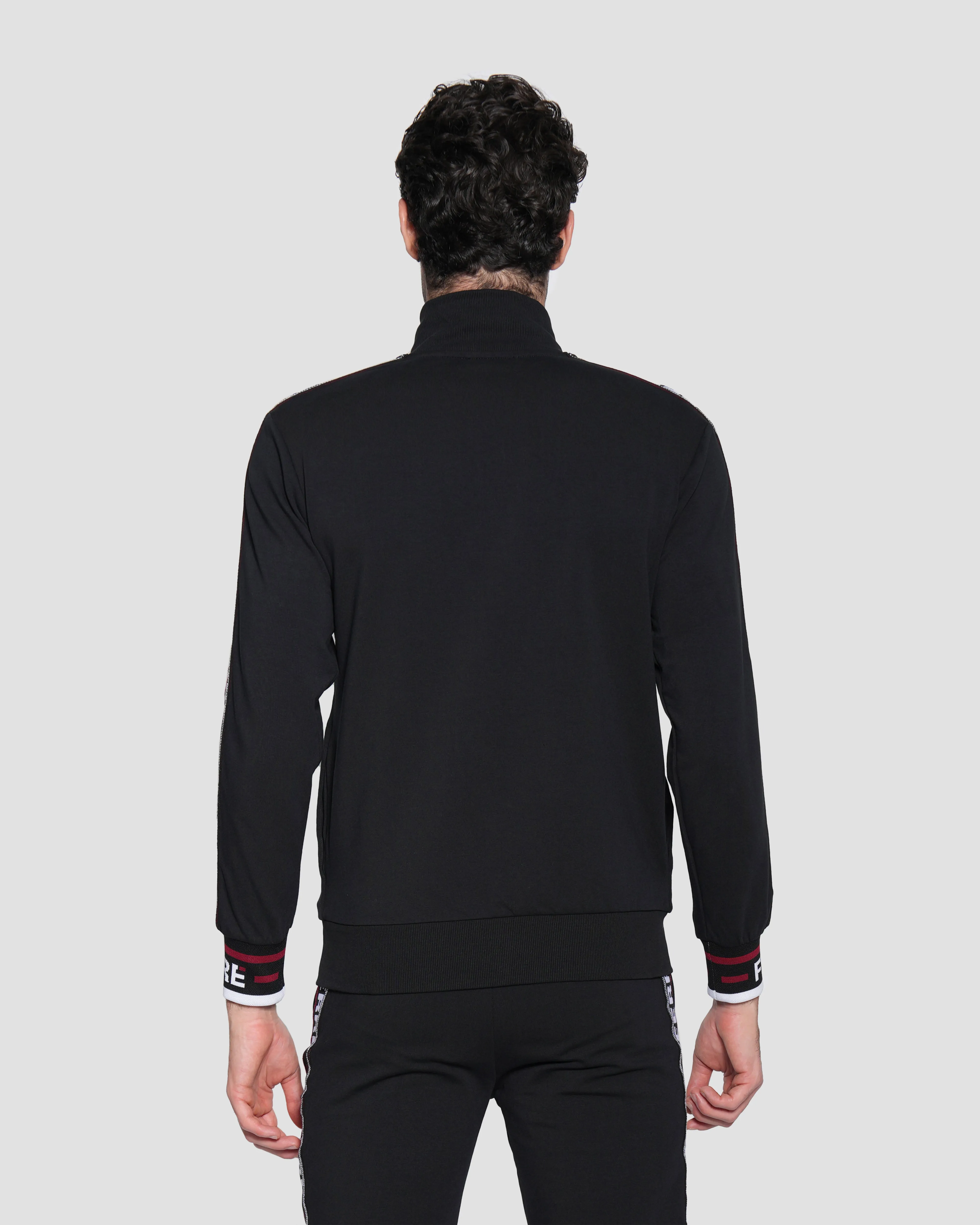 Contrast Logo Taping Tracksuit Jacket