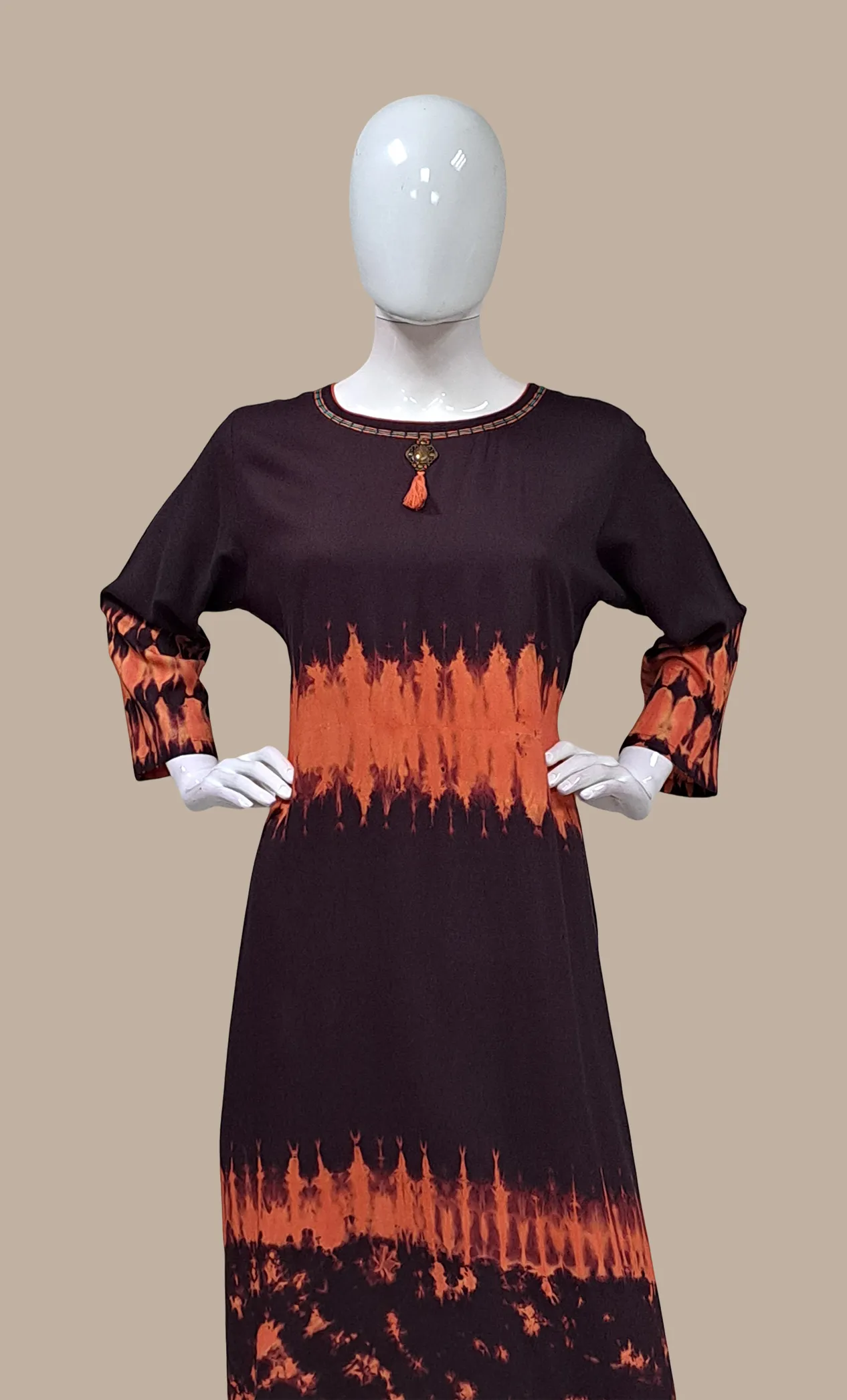 Deep Grape Printed Kurti Top