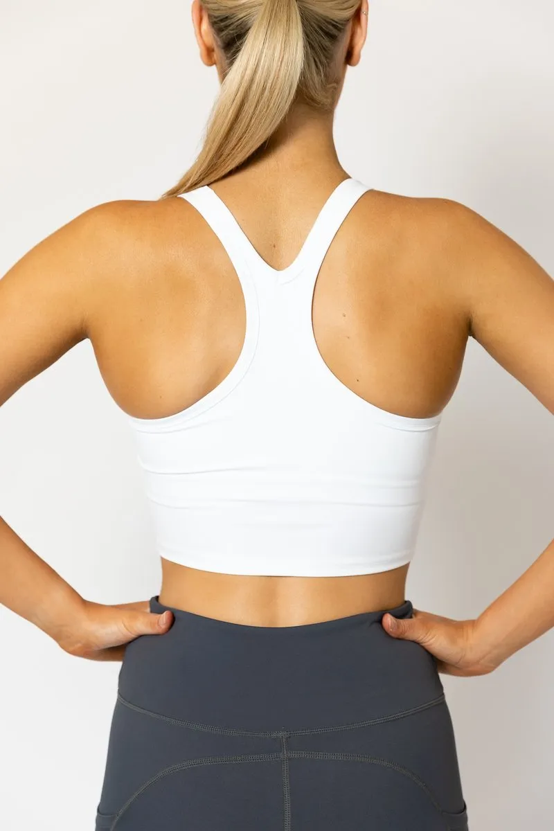 Deezi Active Extended Crop - White