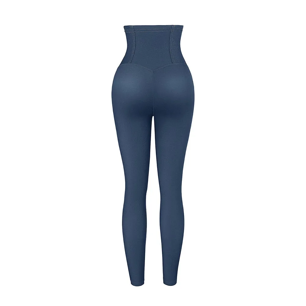 Denim-Look Extra High-Waisted Shaper Leggings