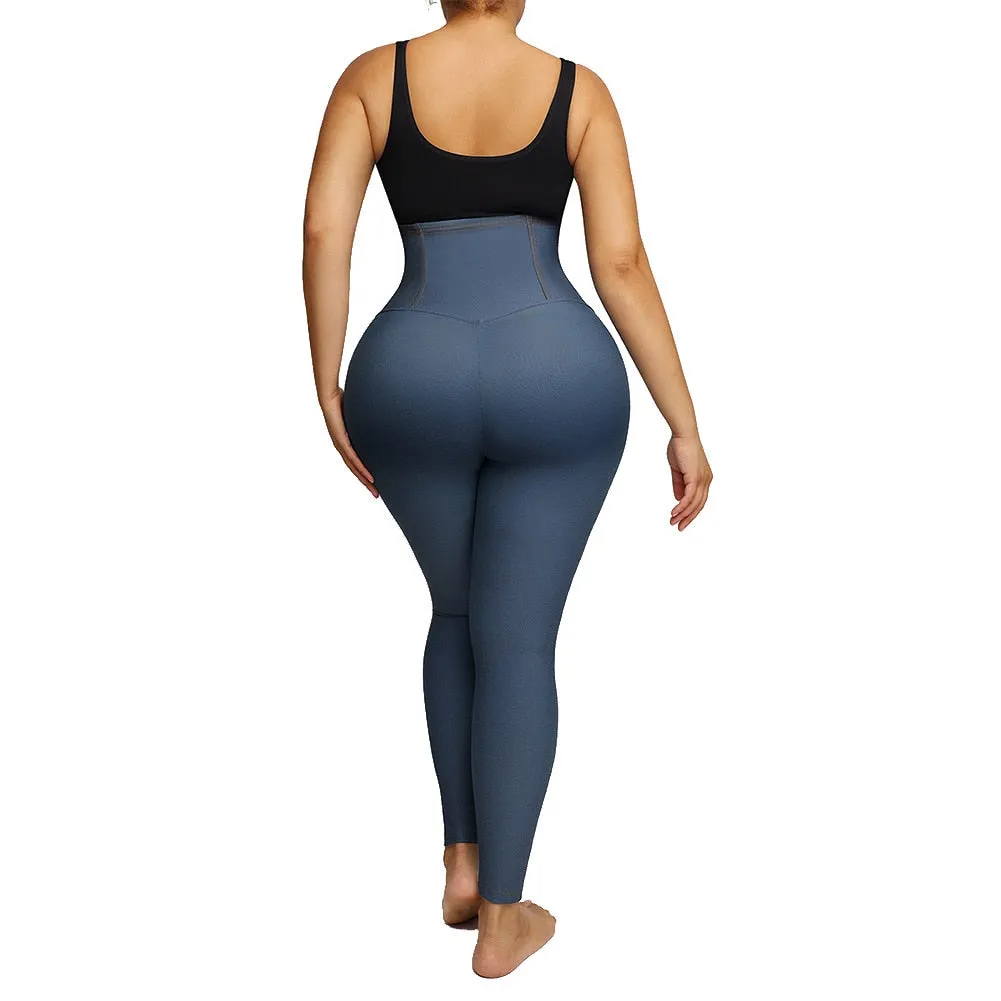 Denim-Look Extra High-Waisted Shaper Leggings