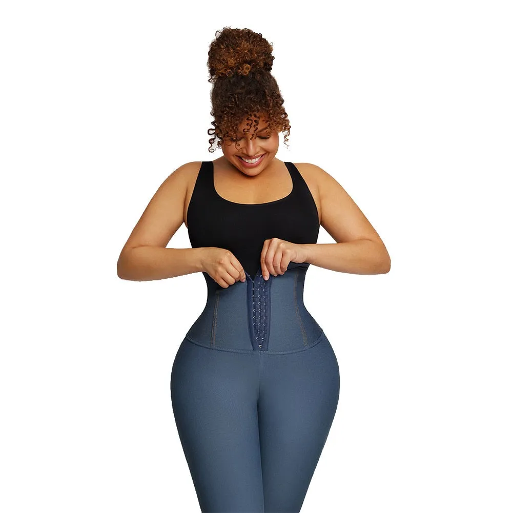 Denim-Look Extra High-Waisted Shaper Leggings