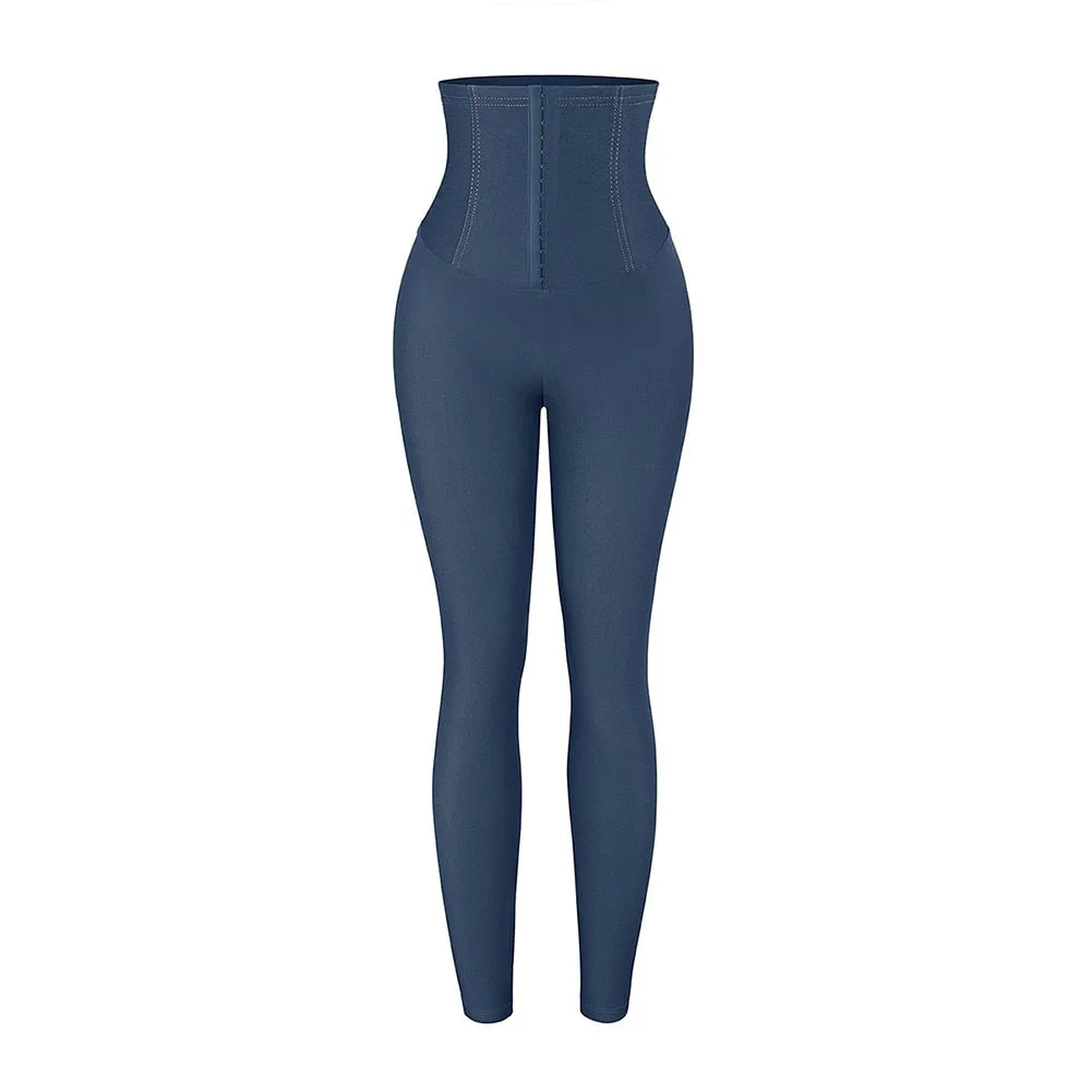 Denim-Look Extra High-Waisted Shaper Leggings