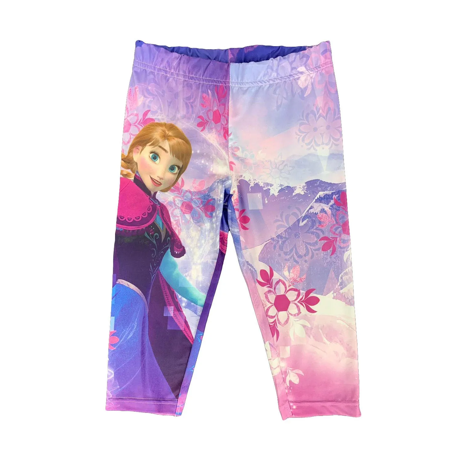 Disney Frozen legging pantalone ufficiale Elsa bambina da 3 a 8 anni 1052