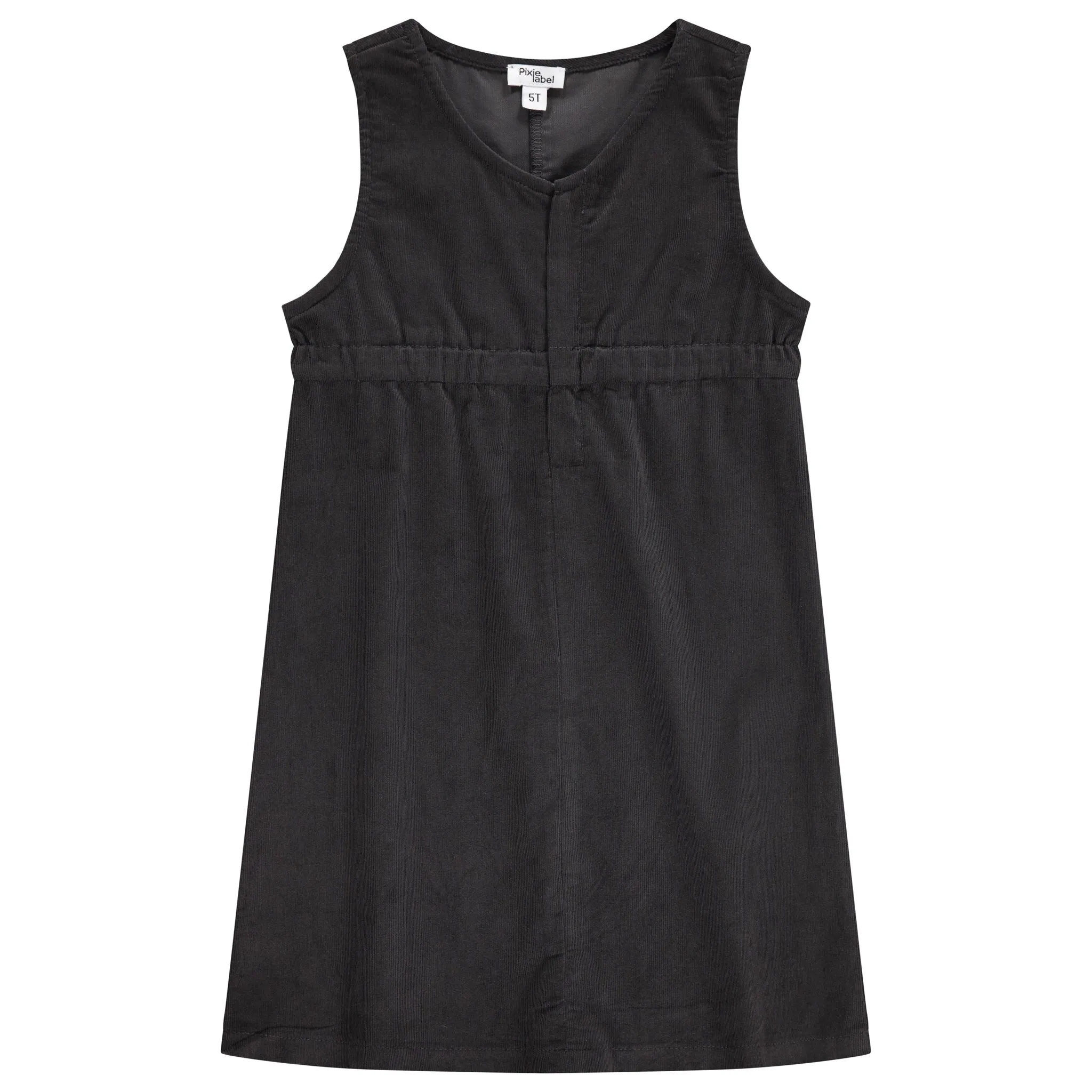 dress corduroy jumper - charcoal