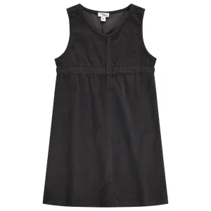 dress corduroy jumper - charcoal