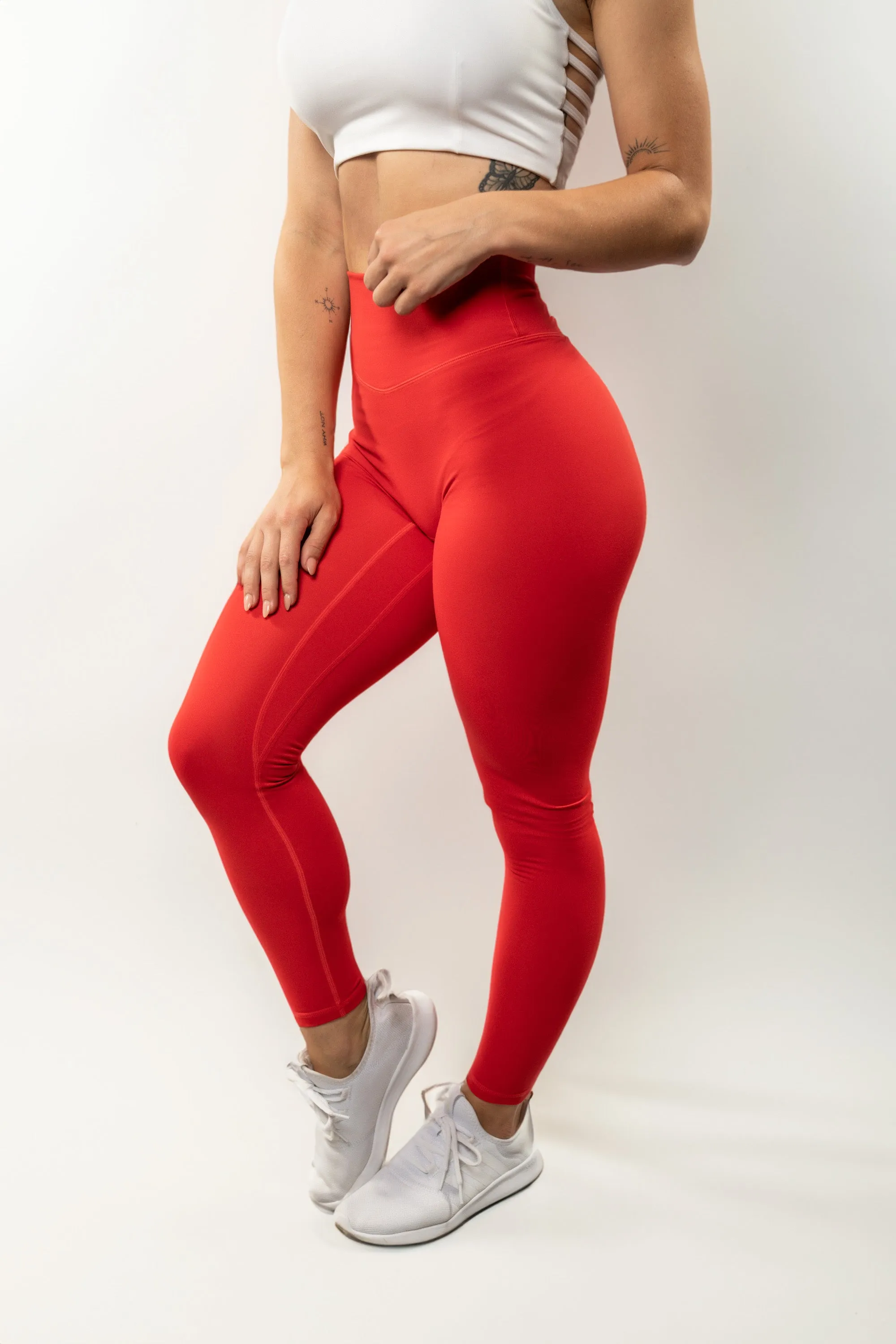 Effortless Classic 2.0 Leggings - Candy Apple Red