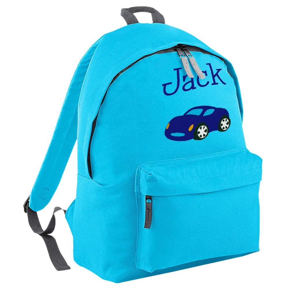 Embroidered Rucksack - Car
