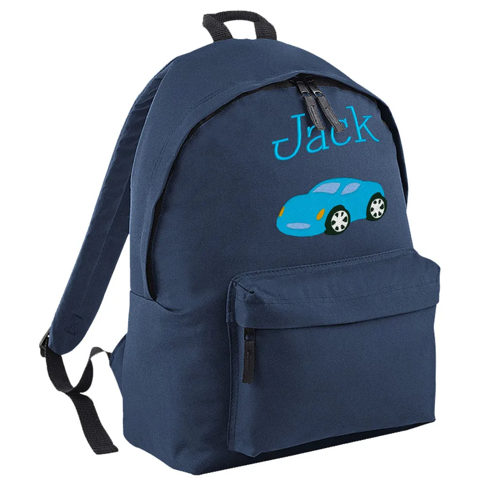 Embroidered Rucksack - Car
