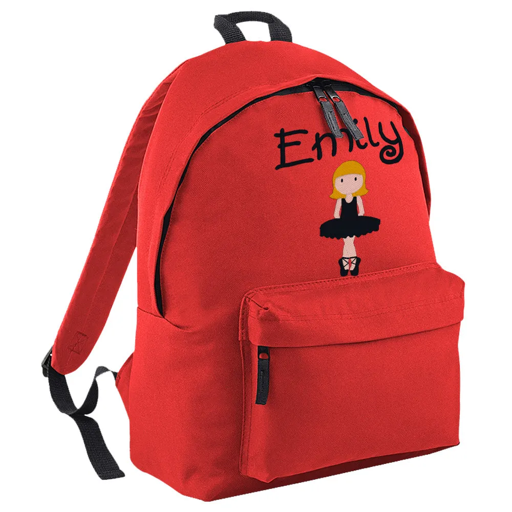 Embroidered Rucksack - Dancer