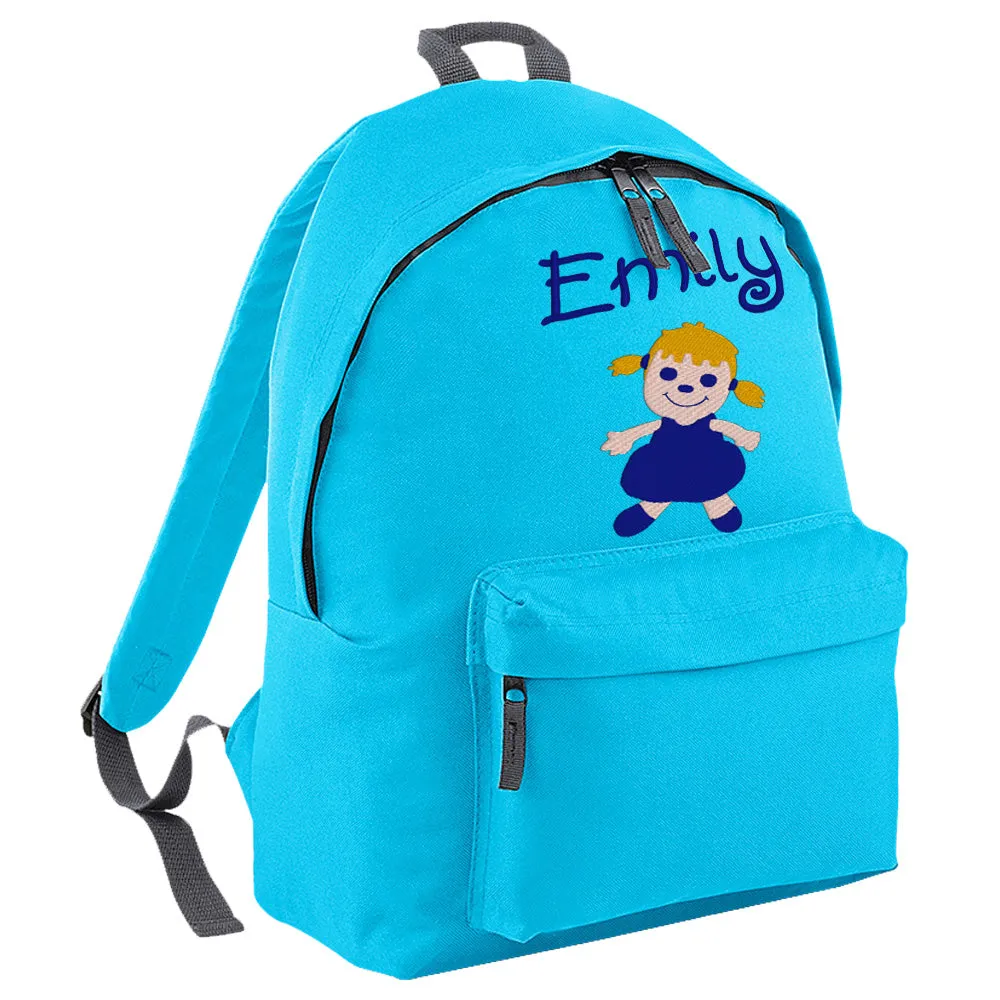 Embroidered Rucksack - Rag Doll