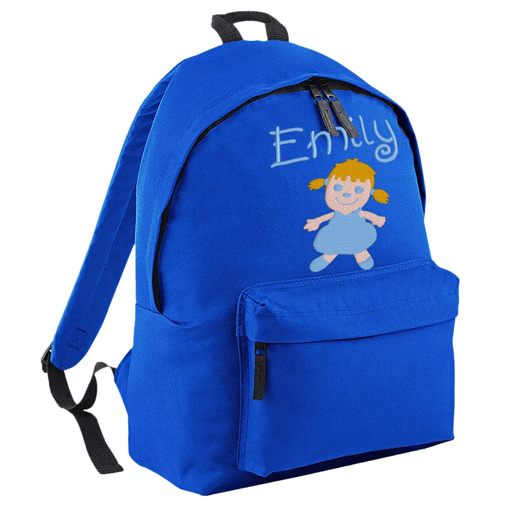 Embroidered Rucksack - Rag Doll