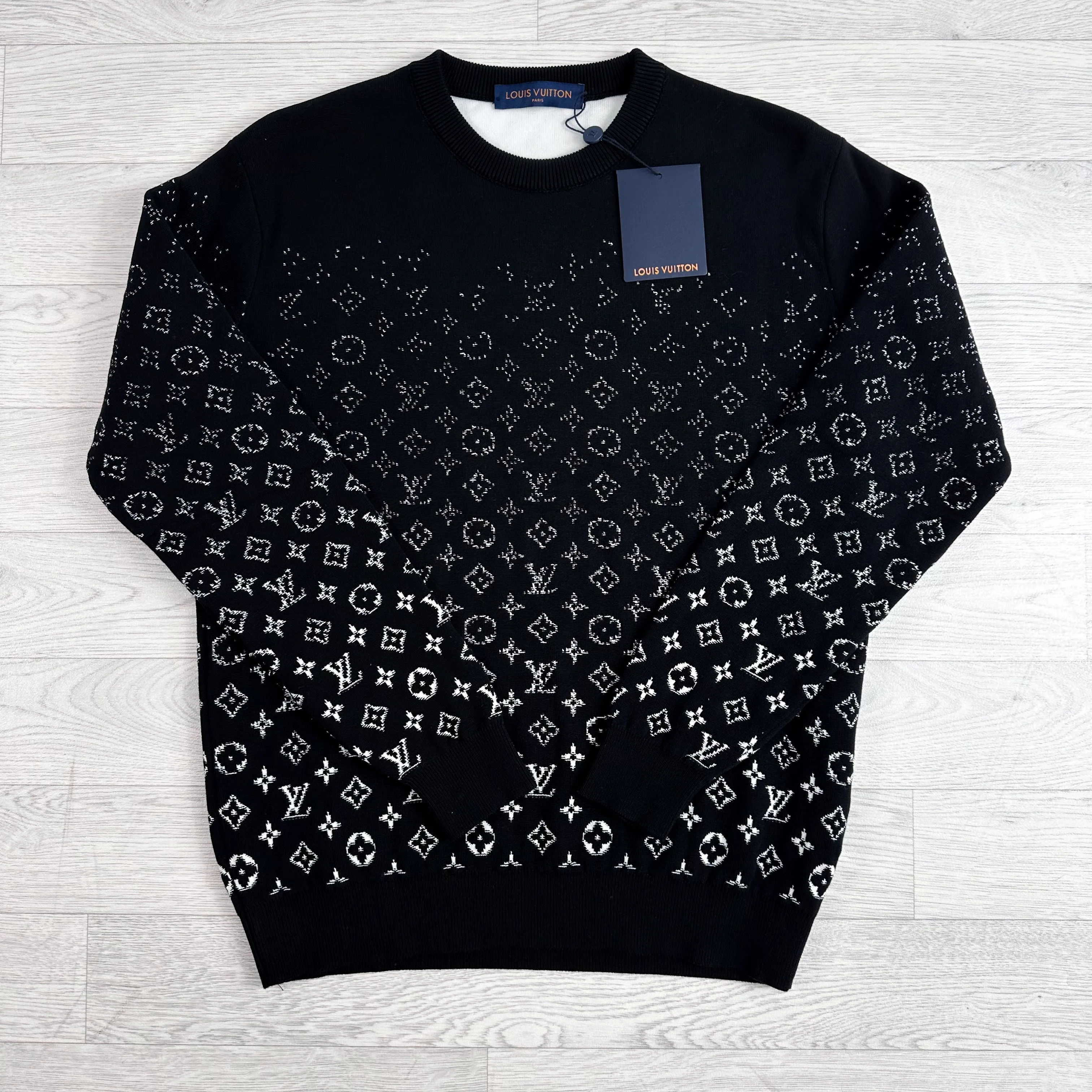 Faded Monogram Gradient Jumper