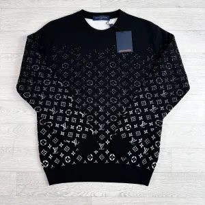Faded Monogram Gradient Jumper