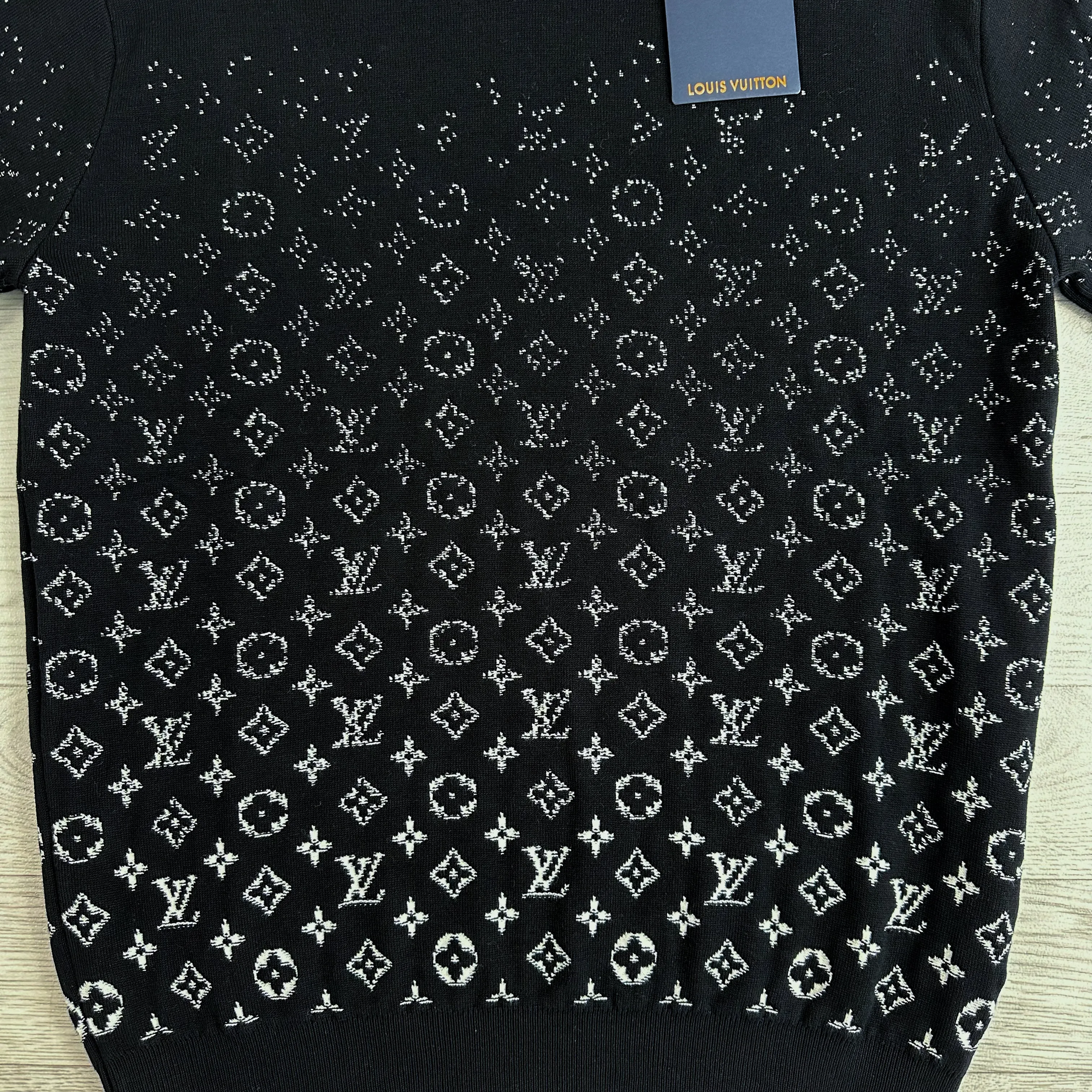Faded Monogram Gradient Jumper