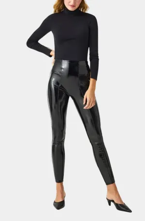 Faux Patent Leather Leggings