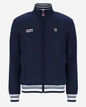 Fila RUPERT Ribbed Funnel Neck Bomber Jacket Navy/Gardenia