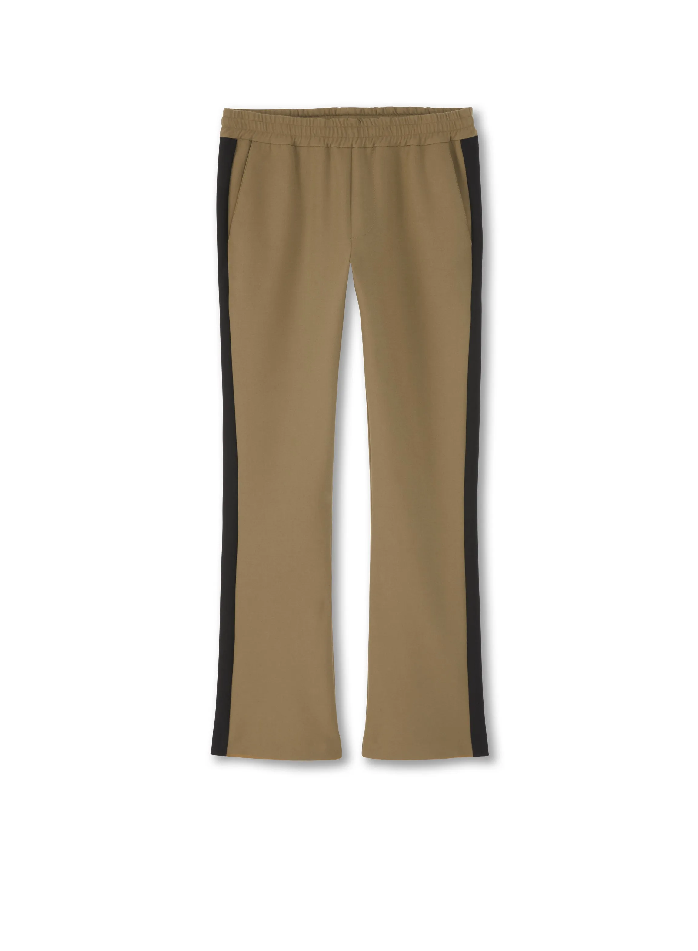 Flare Leg Track Pant (Khaki)