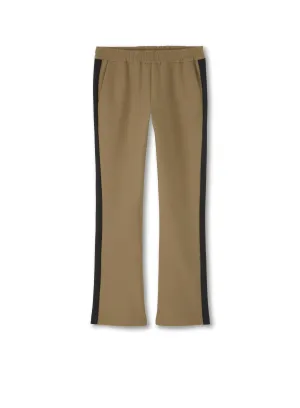 Flare Leg Track Pant (Khaki)