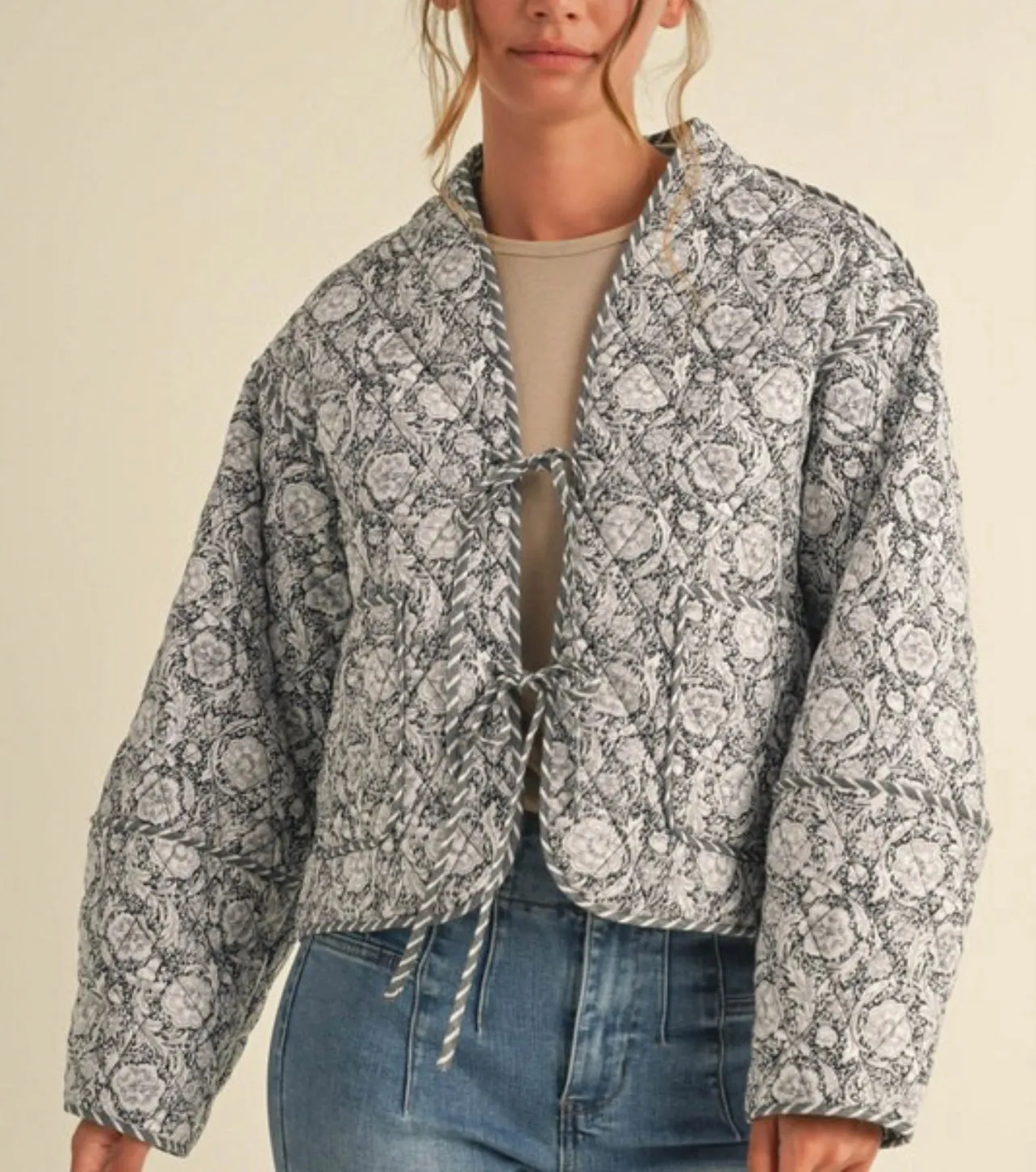 Floral Padded Puffer