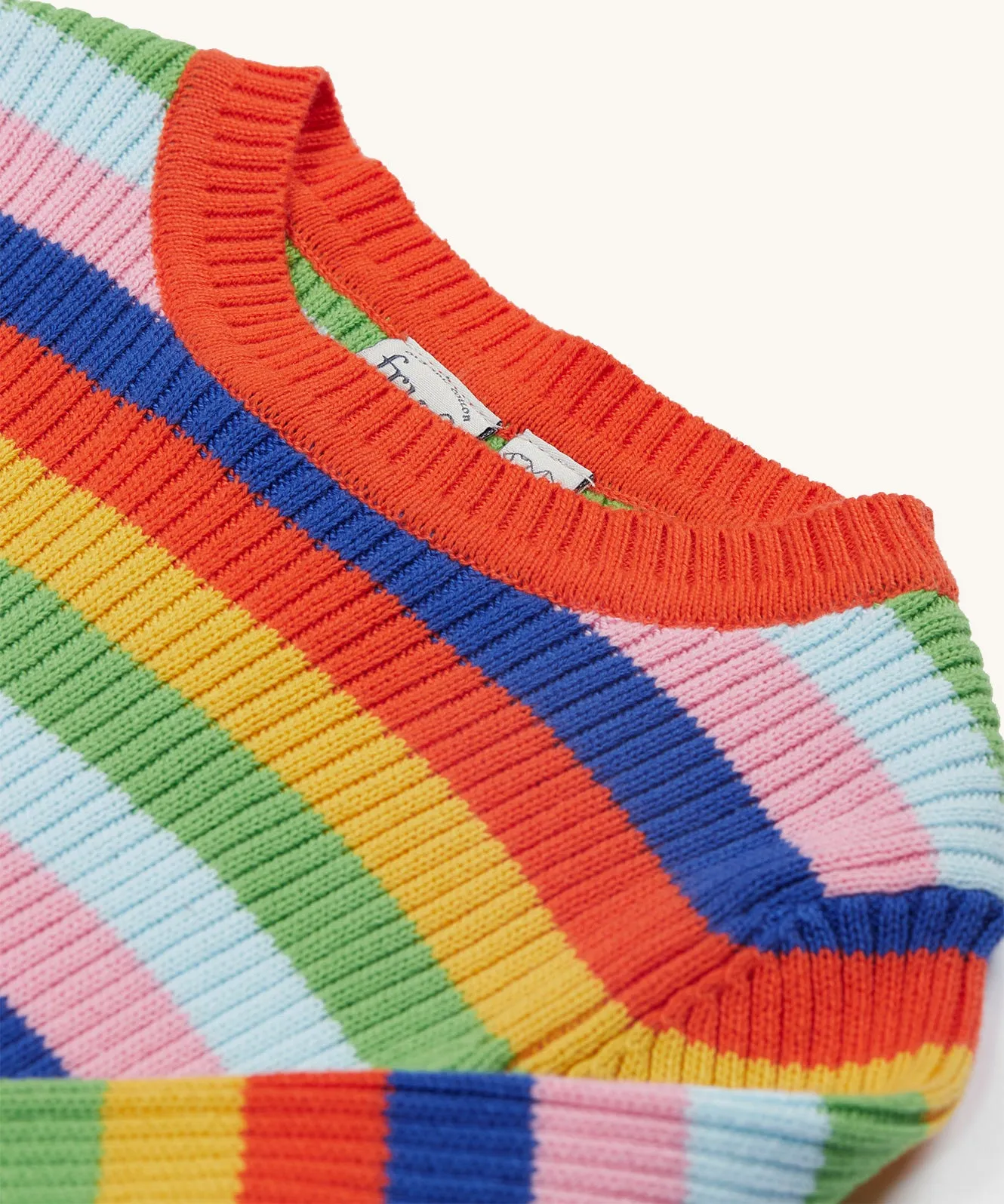 Frugi Zoe Knitted Jumper - Retro Stripe