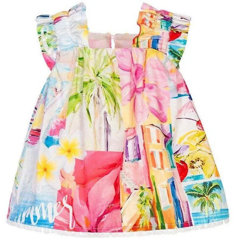Girls Tropical Legging Set