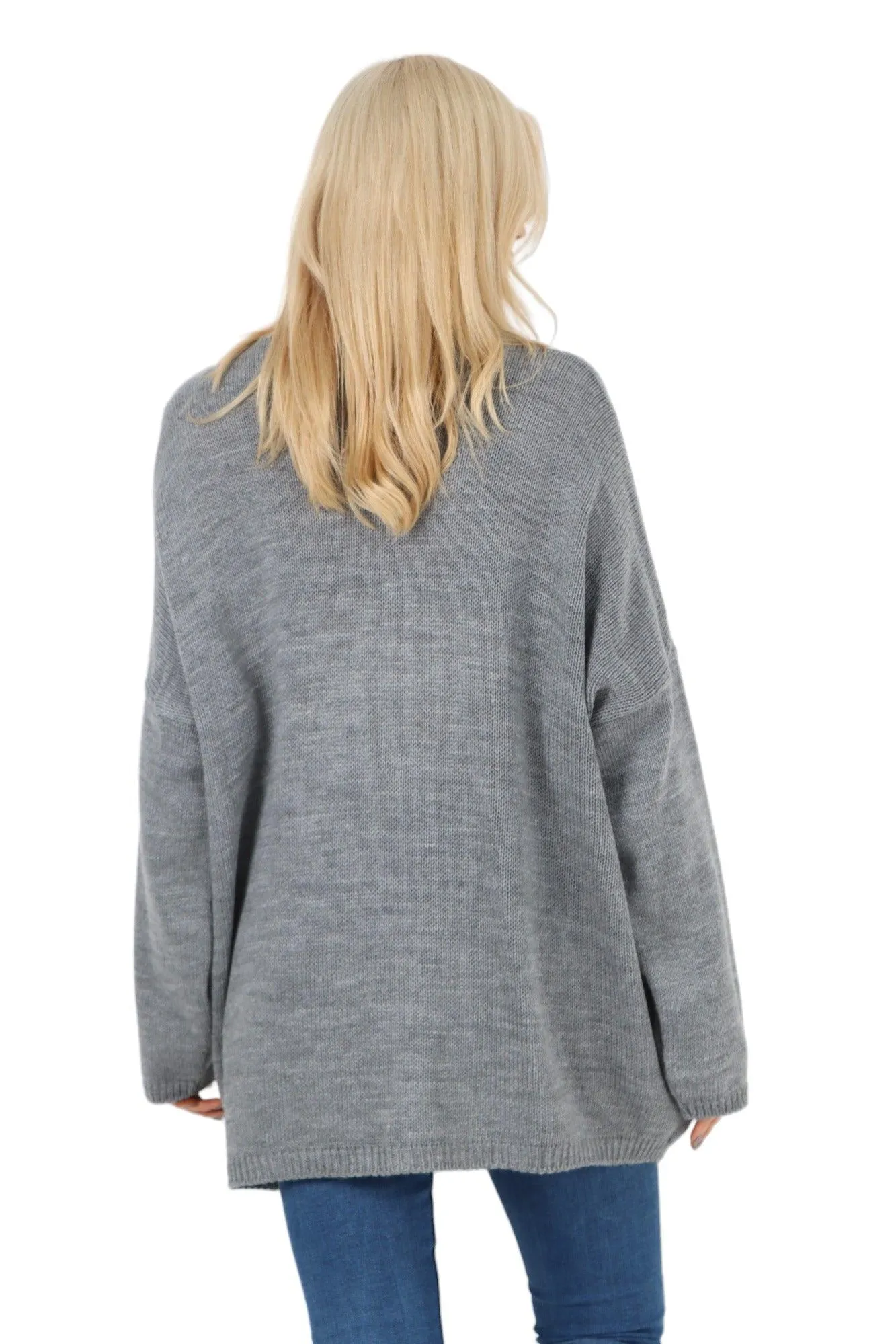 Glitter Heart Print Jumper Top