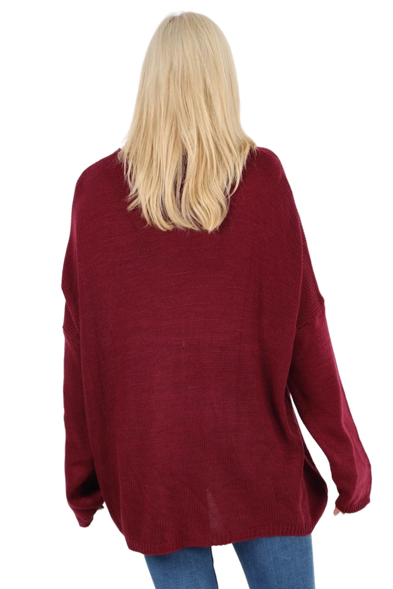 Glitter Heart Print Jumper Top