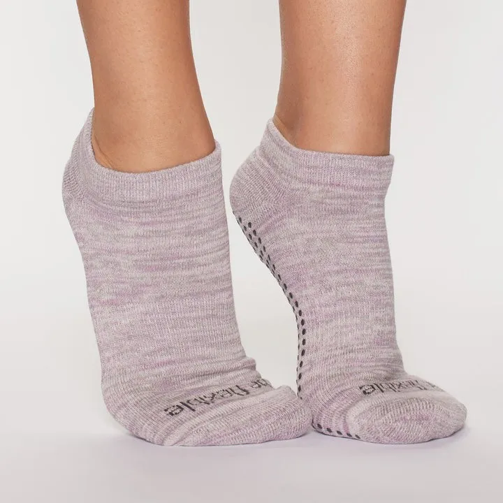 Grip Socks - Be Flexible - Marbled Fig (Barre / Pilates)