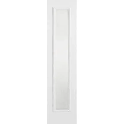 GRP Pre-Finished 1 Double Glazed Frosted Light Panel Sidelight 2032mm x 356mm - All Colours