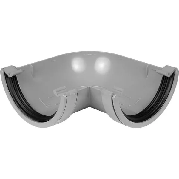 Half Round Gutter Angle 90 Degree x 112mm - All Colours